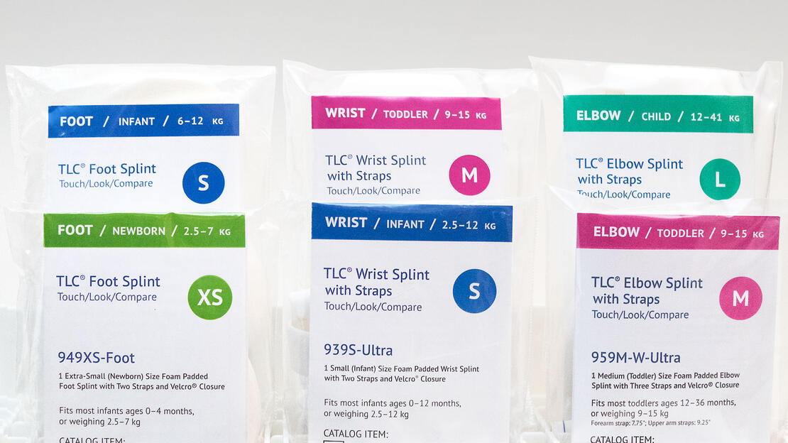 Redesigned TLC Splint Packaging Inserts