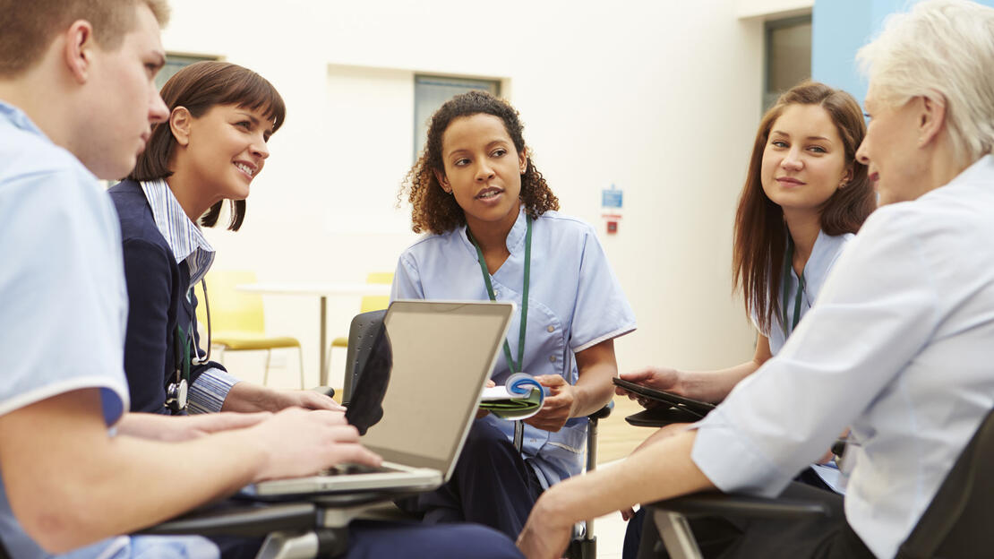 Nursing staff meeting