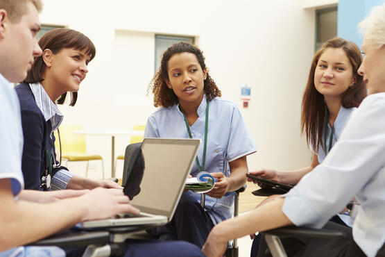 Nursing staff meeting