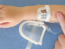 pediatric IV in forearm with I.V. House UltraDome