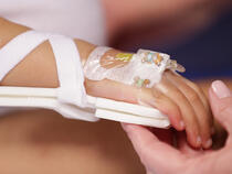 939M-Ultra TLC Wrist Splint with Straps is taped at fingers